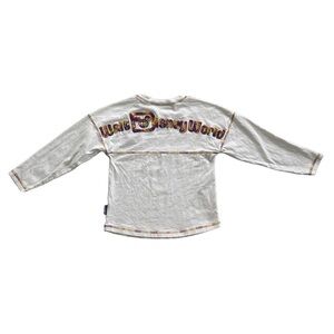 Walt Disney Parks Minnie Mouse shirt spirit jersey rainbow embroidered girl M